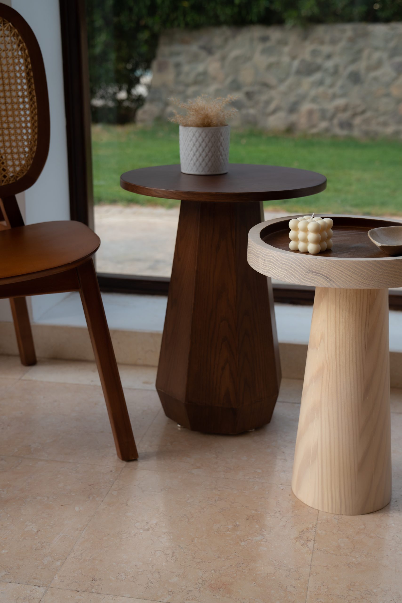 Stump Side Table Set