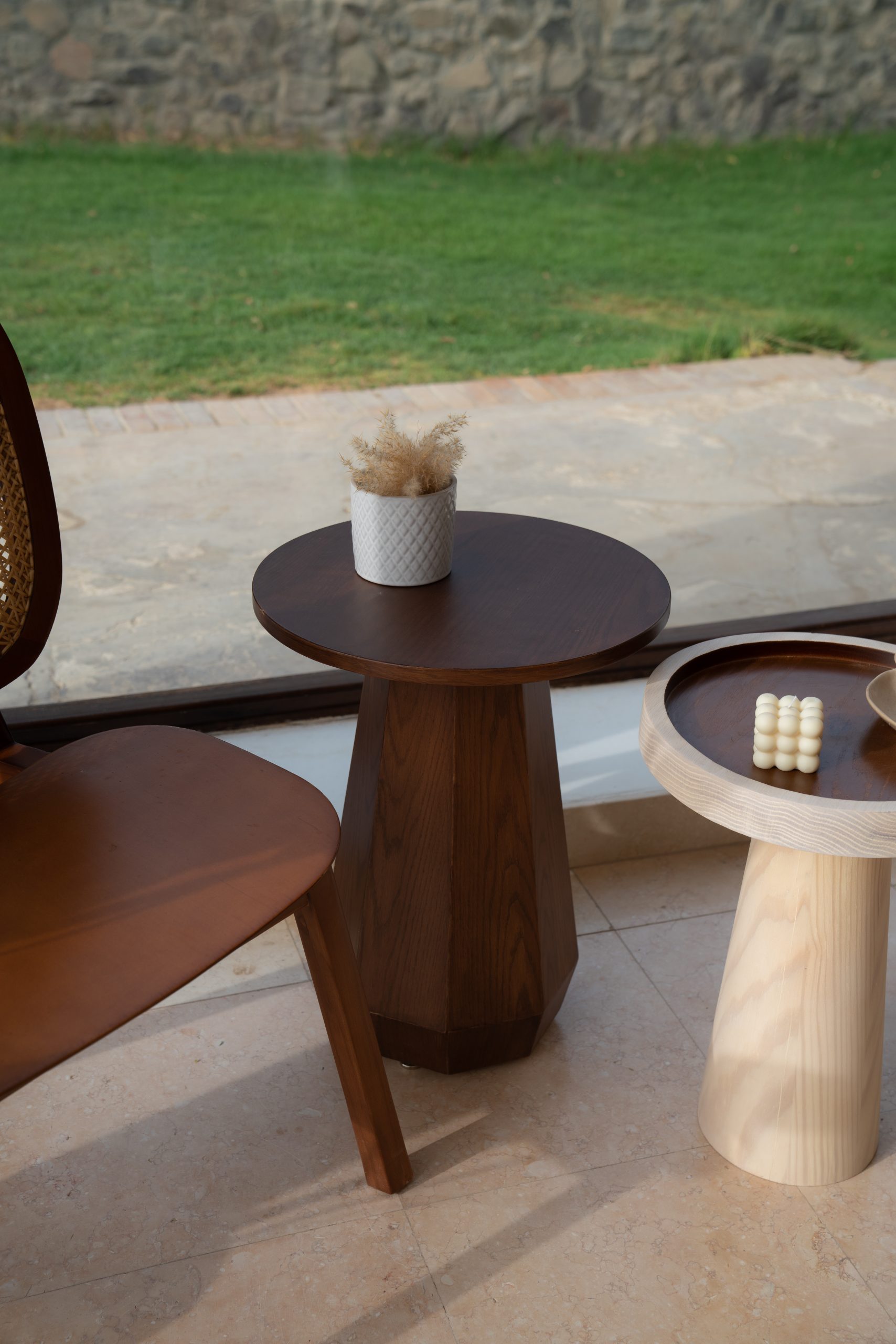 Stump Side Table Set