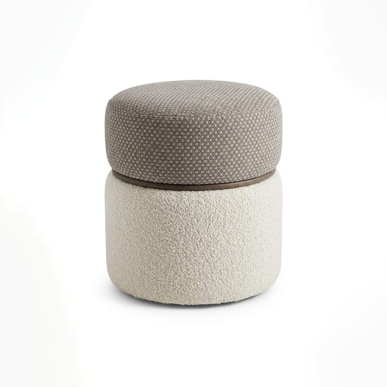 Aura pouf by Cassa Designs for flexible living room seating